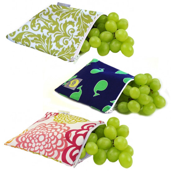 Reusable snack bags for portion control and weight loss