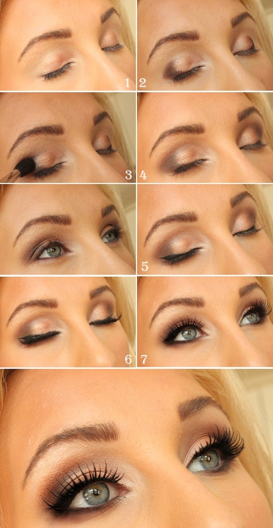 Eye makeup for blondes with green eyes