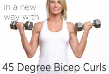 45 Degree Bicep Curls